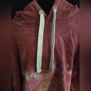 Calvin Klein Women's Tie Dye Crop Hoodie Sweatshirt Size XL